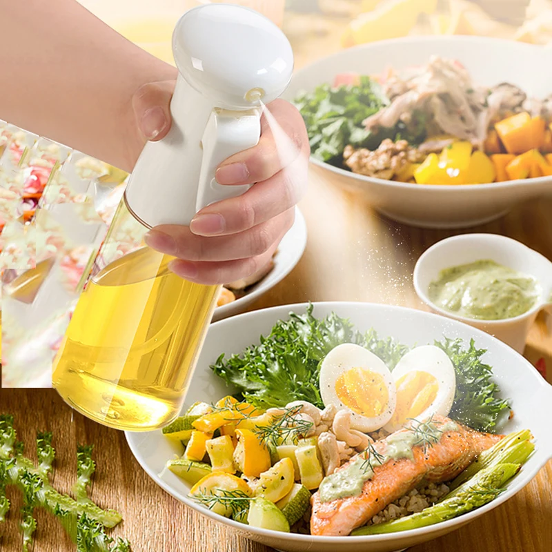 

Kitchen Oil Bottle Spray Bottle 210ml BBQ Cooking Baking Vinegar Mist Sprayer Barbecue Spray Bottle Cooking Grilling Roasting