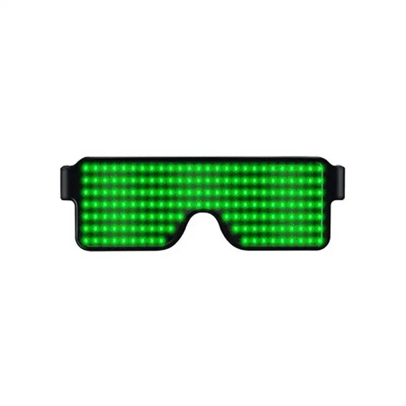 

New 8 Modes Quick Flash LED Party Glasses USB charge Luminous Glasses Christmas Party Supplies Concert light Toys Dropshipping