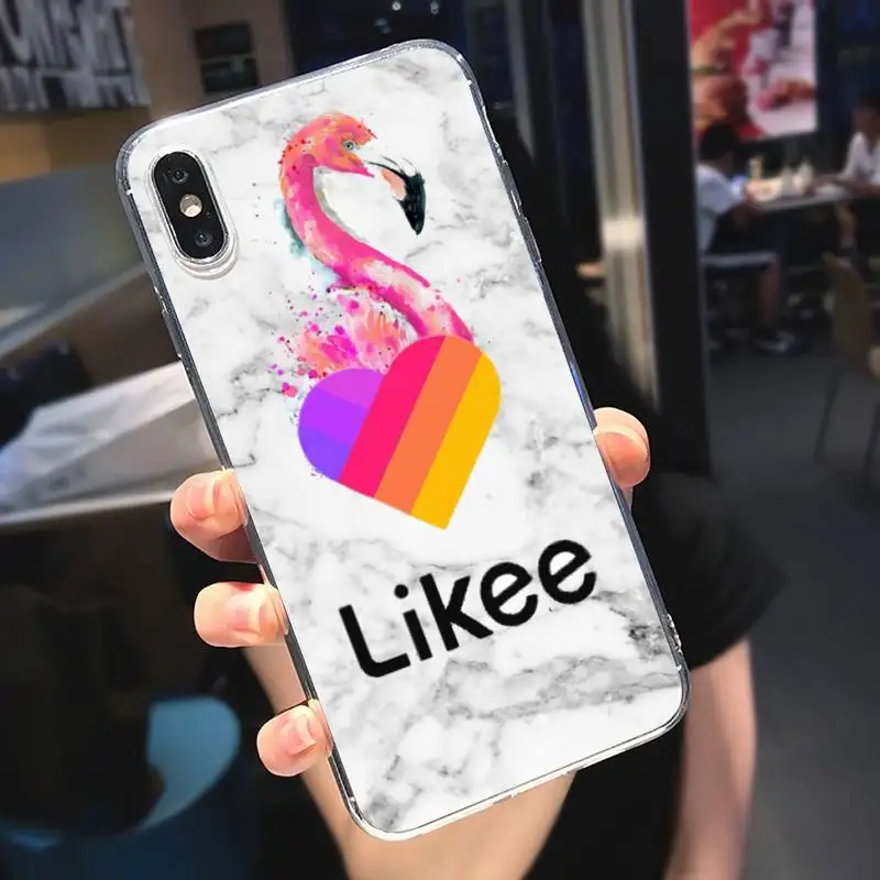 

Fashion Likee cat bear love heart Phone Case Transparent for iPhone 6 7 8 11 12 s mini pro X XS XR MAX Plus