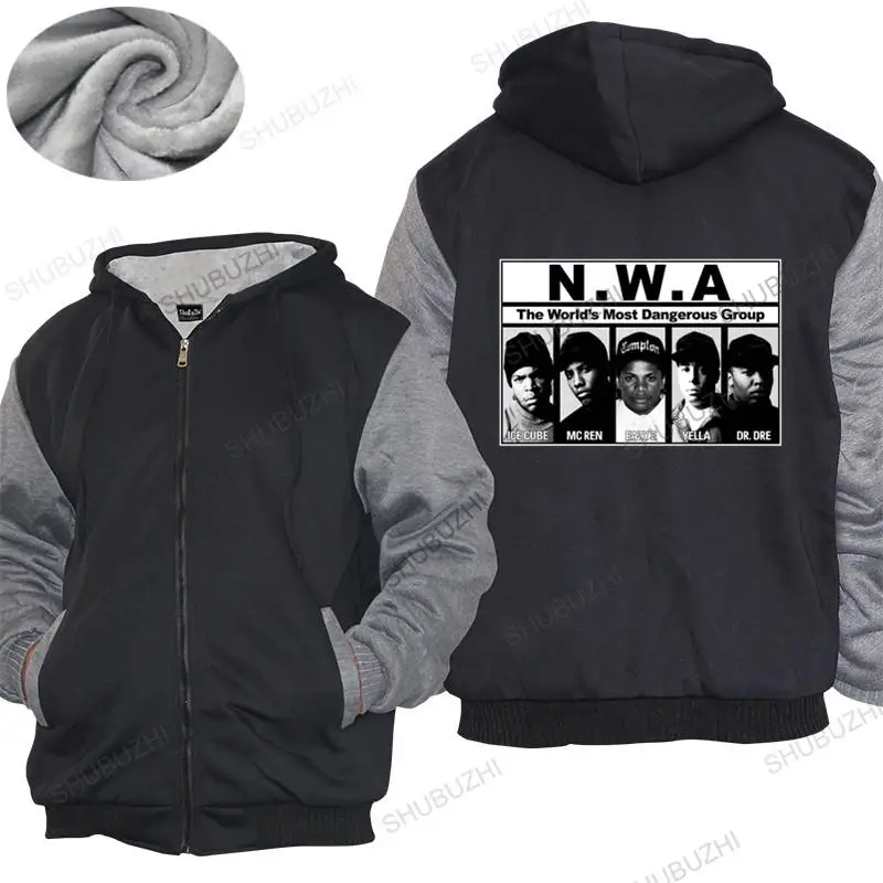 

Mens luxury cotton hoodies N.W.A NWA Men's thick hoody The World's Most Dangerous Group Loose tops for him winter jacket
