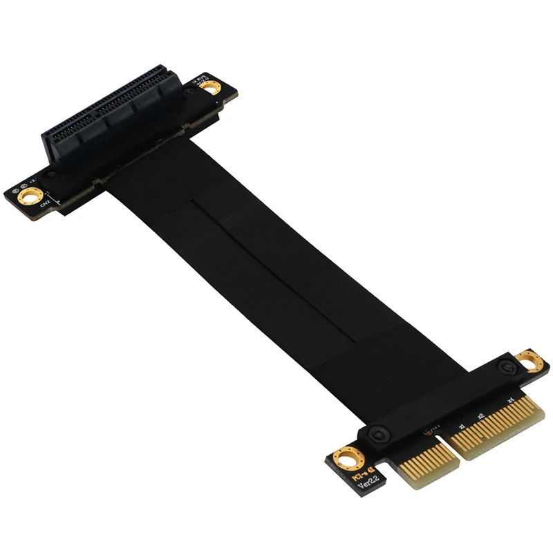 

PCI-E 4X Удлинительный кабель PCI Express, кабель Райзера с поворотом на 270 градусов, PCI-E поддерживает 1X/4X/8X/16X карту для настольного ПК