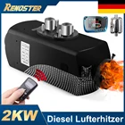 Воздушный дизельный Обогреватель, 2000 Вт, 12 В, подогреватель парковки с плановым подогревом, 2 кВт, металлический дизельный парковочный обогреватель, автомобильный походный фургон с дистанционным управлением