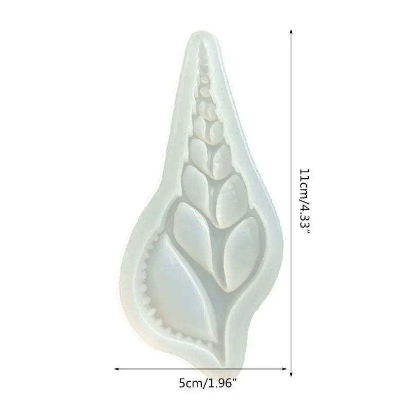 

DIY Crystal Epoxy Resin Mold Silicone Shell Conch Mould Keychain Decorations Handmade Crafts Jewelry Pendant Making Tool