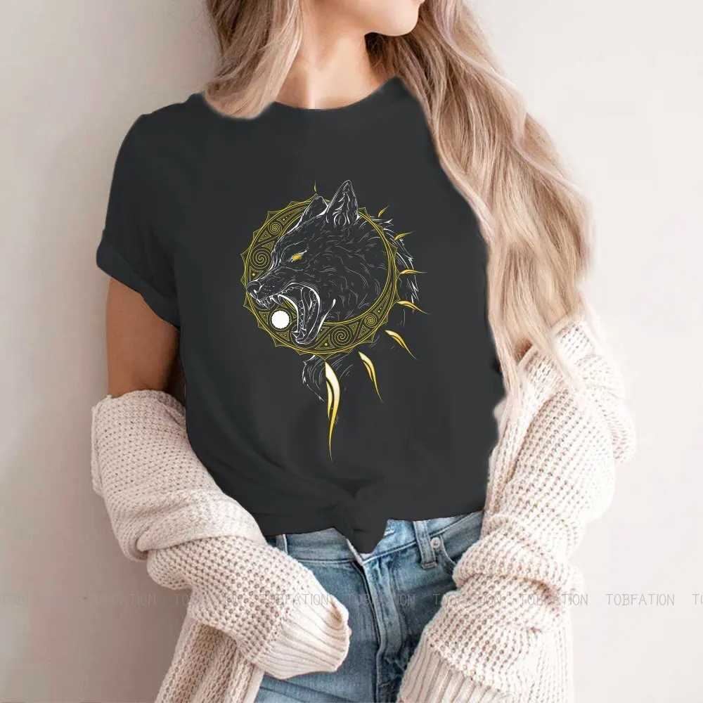 

Vikings Ragnar Lothbrok Girls T Shirt Devour the Sun Female Tops Graphic Kawaii Tees Ladies 5XL Oversized Tshirt