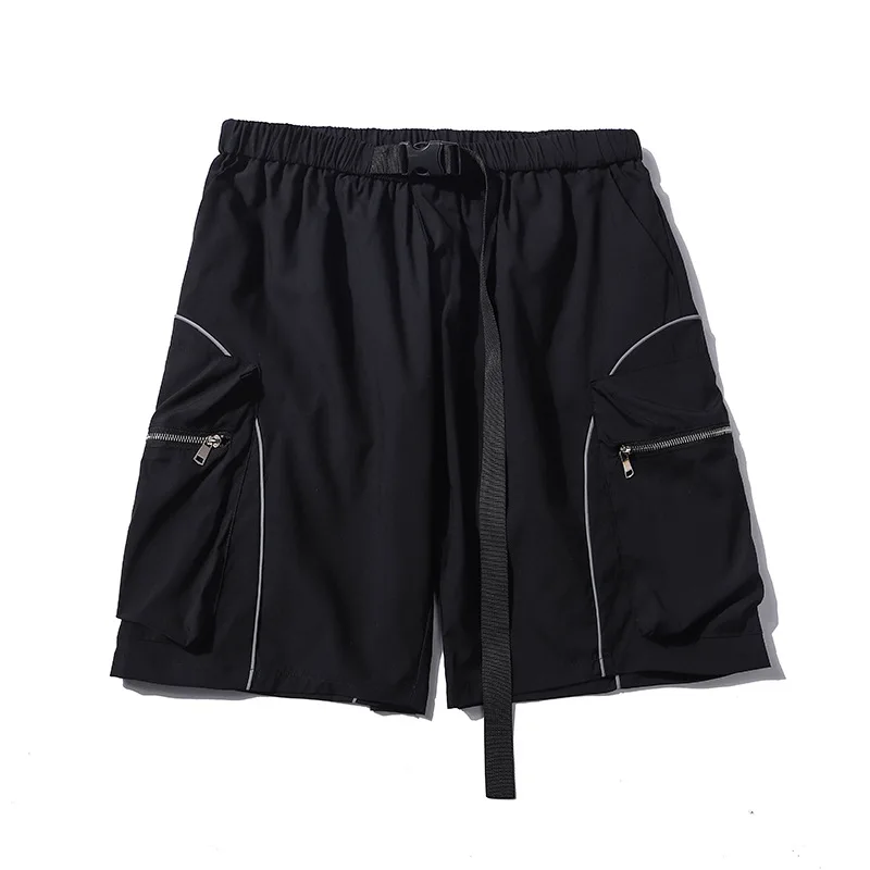 

Chaoren high street multi bag shorts summer basic letter printing loose sports and leisure straight shorts for men