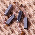 4 шт.-кондукционная углеродная мотор щетка набор запасных частей для Генератор универсальный электродвигатель 6x6x20 мм