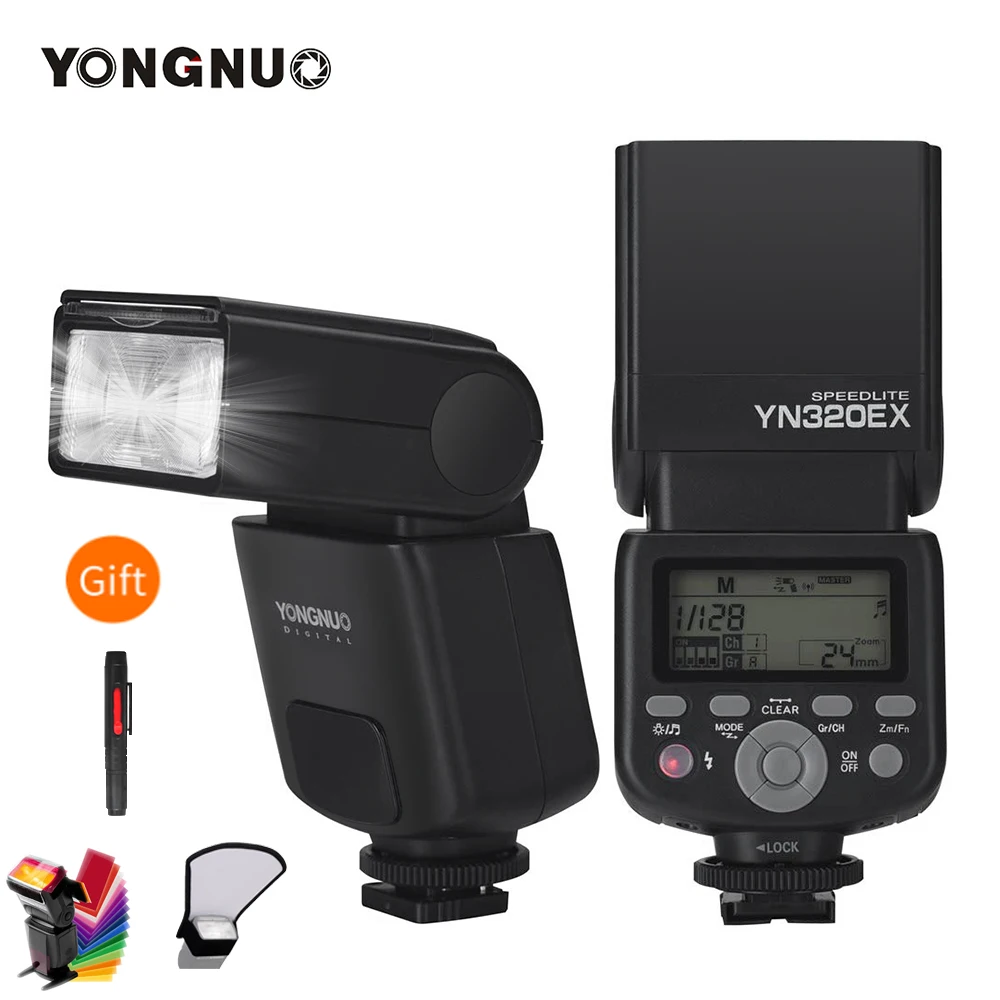 Беспроводная вспышка YONGNUO YN320EX для камеры Master Slave Speedlite 1/8000s HSS GN31 5600K Sony A7/A99/A77