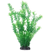40cm plastic green leaves underwater plants decoration for fish tank aquarium