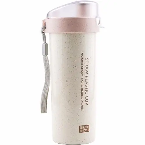 

Ins creative personality lovely water cup Korean simple sports water bottle fresh portable plastic cup