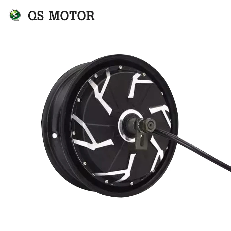 Motor QS Мотор 12 дюймов 5000 Вт 260 45H V4 бесщеточный DC Электрический скутер Мотор ступицы колеса мотоцикла - Цвет: Motor