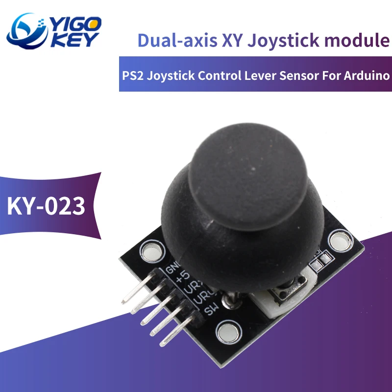 5pin для Arduino Двойной оси XY джойстик модуль высшего качества PS2 Управление рычаг
