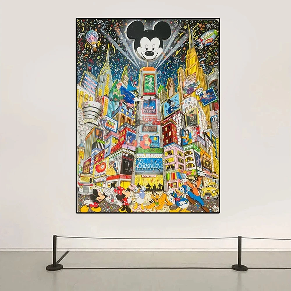 

Wall Artwork Modular Mickey Mouse Poster Home Decor Hd Print Toy Story Pictures Canvas Disney Painting For Living Room No Frame