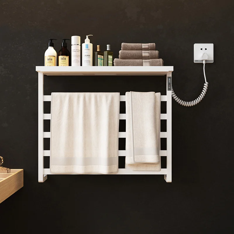 

Electric towel Warmer with a Timer Wall Mount, electric towel rack Stainless steel, Heated towel rack for bathroom
