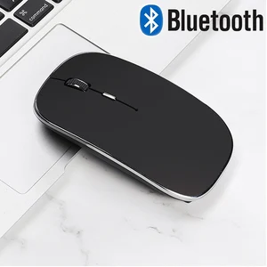 Новая Бесшумная Bluetooth-мышь для Macbook, Mac, Hp, Asus, Acer, Lenovo, xiaomi, беспроводная оптическая мышь, Мужская игровая мышь, перезаряжаемая мышь