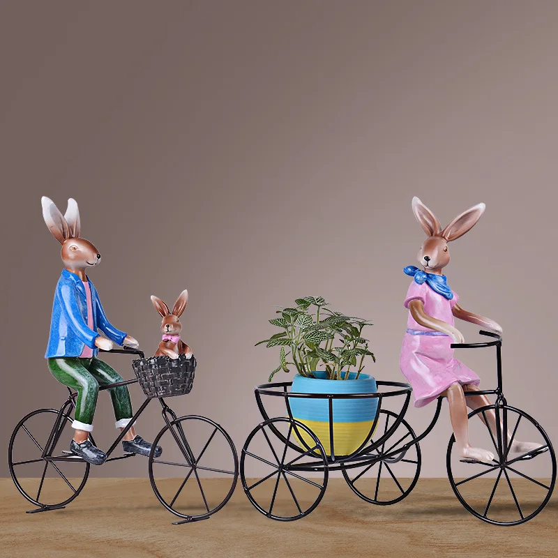 

Rabbit Handicraft Small Ornaments Creative Lovely Arrangement American Living Room Tv Cabinet Bedroom Wine Cabinet Decoration