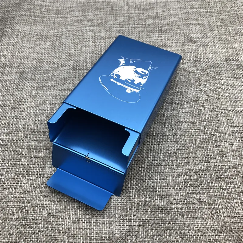Август Сталин алюминиевый сплав портсигар лазерные резные советское соединение Сталин сигареты коробки курительные Держатели