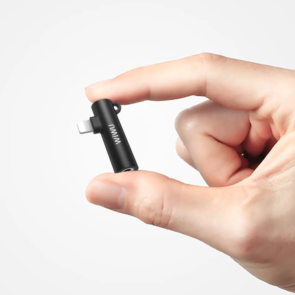 Аудиоадаптер WIWU для порта Lightning преобразователь быстрой зарядки аудиоадаптер USB