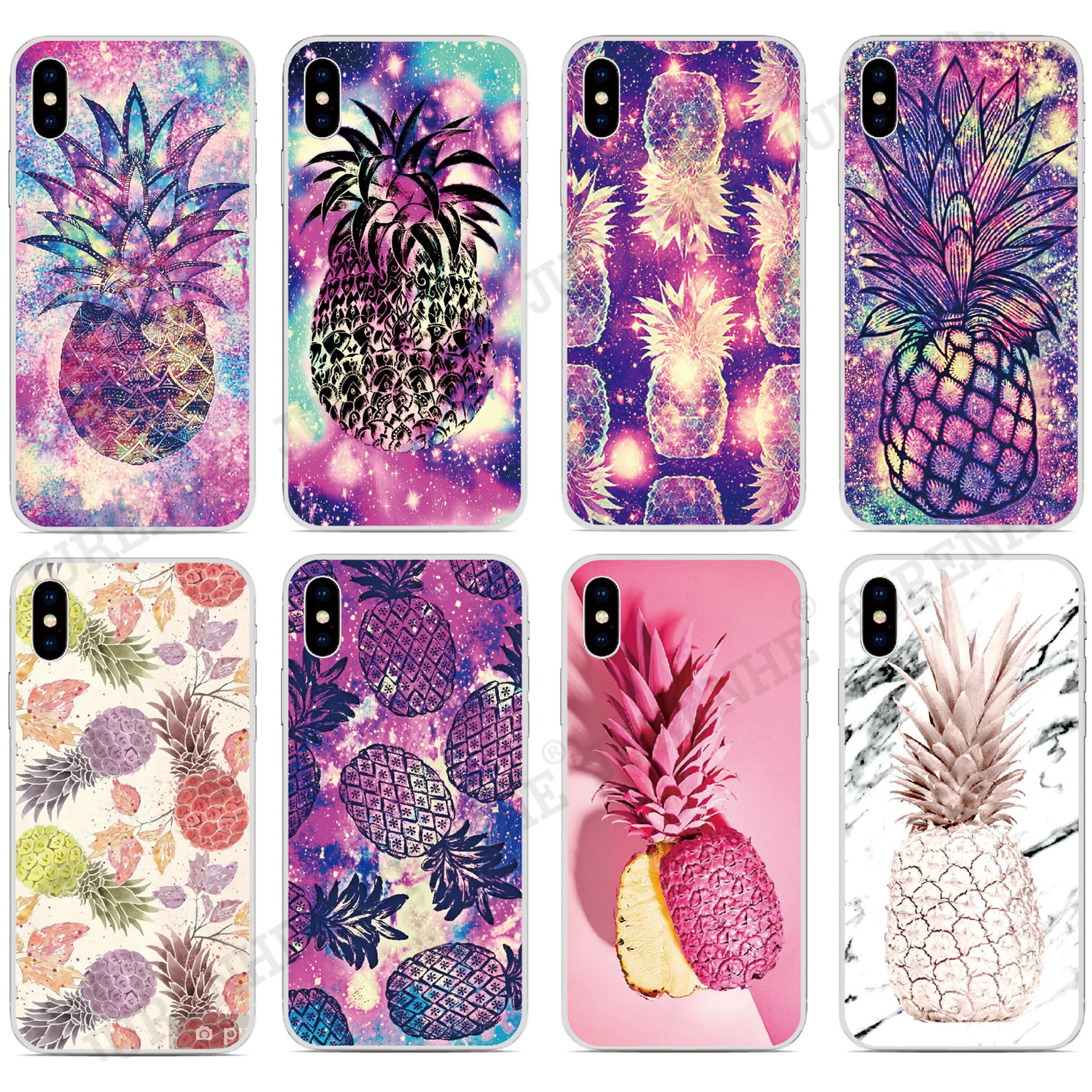

Pineapples Phone Cover Case For BQ Aquaris X2 X Pro U U2 Lite V X5 E5 M5 E5s C VS Vsmart JOY Active 1 Plus 5035 5059 Fundas