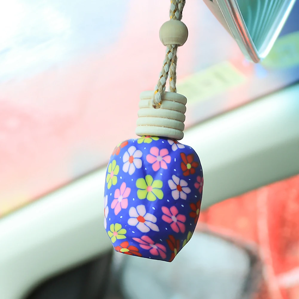 Автомобильный освежитель воздуха аромат духи кулон из полимерной глины пустой