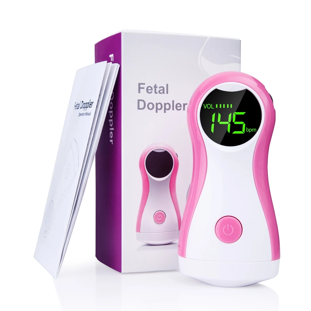 Yongrow Fetal Doppler Baby Monitor LCD Display Portable Baby Heart Rate Monitor With Earphone YK-90C For Pregnant Women images - 6