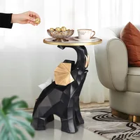 New Chinese Elephant Tray Floor Decoration Resin Crafts Decoration Living Room Home Small Coffee Table