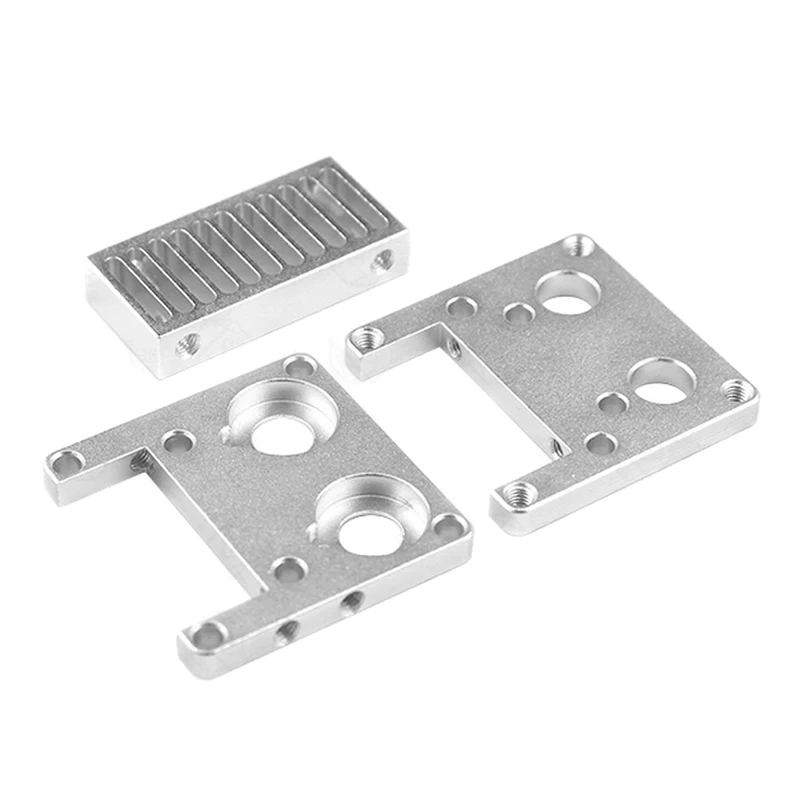 Экструдер Горячий Конец алюминиевый теплоотвод блок + монтажные скобы детали для