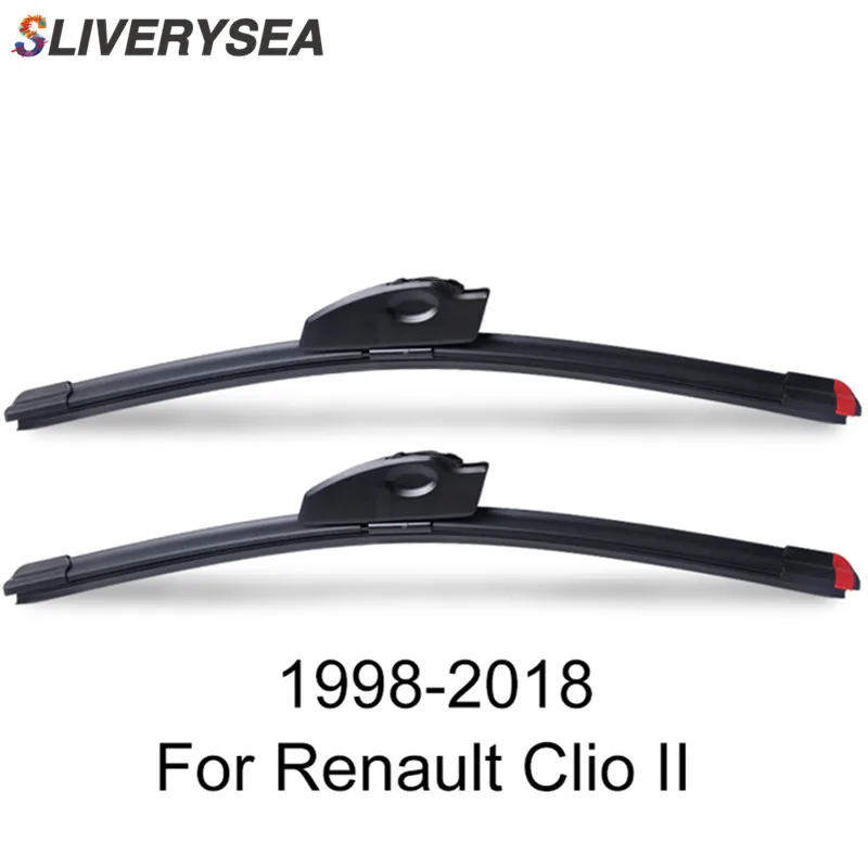 SLIVERYSEA сменная щетка стеклоочистителя для Renault Clio II 1998-2018 силиконовая резина