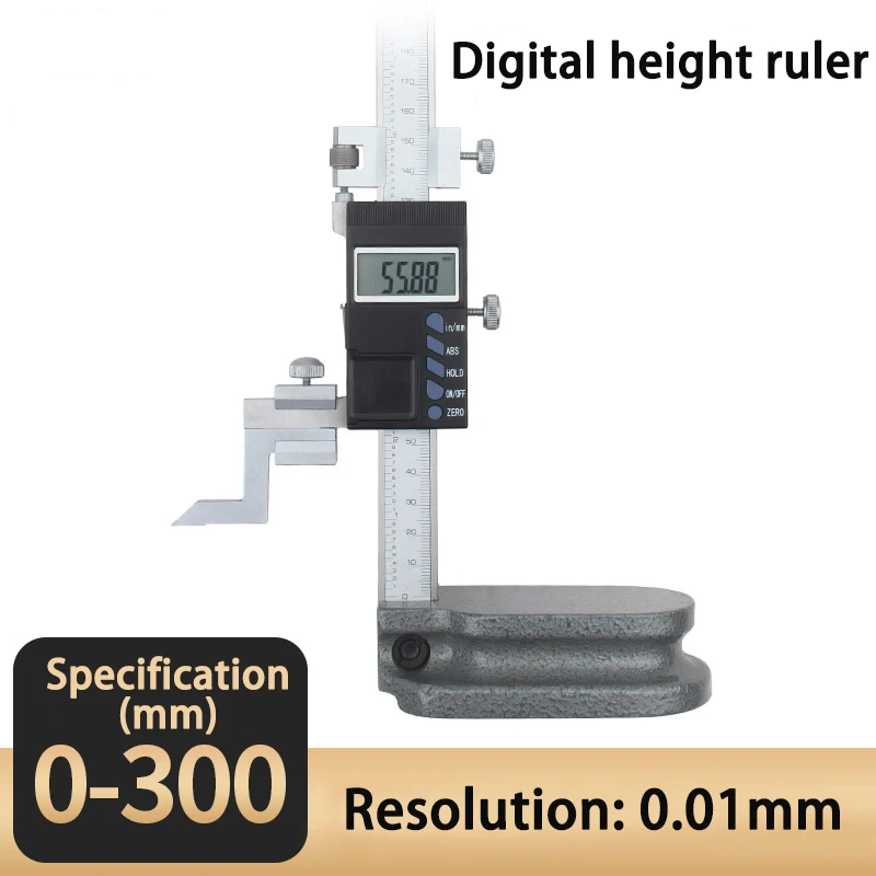 Электронный цифровой измеритель высоты 0-200 0-300 мм измерительный инструмент калибры с манометром