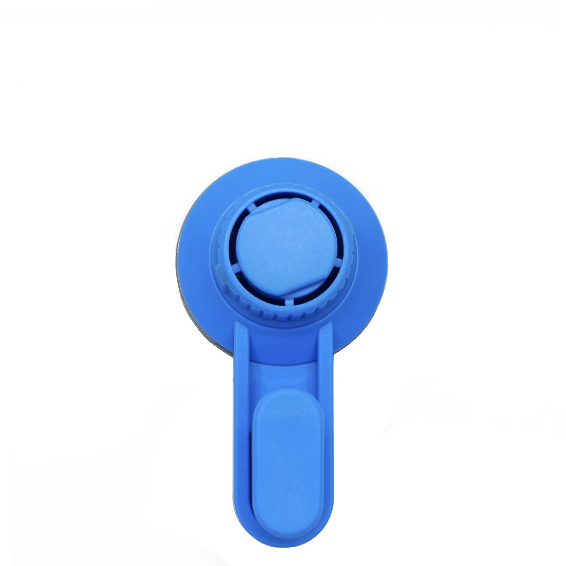 Синий KLX Quality Vacuum Sucker hook Punch free Bathroom towel hook shelf Kitchen hanging hooks home wall storage Give magic sticker - Цвет: Синий