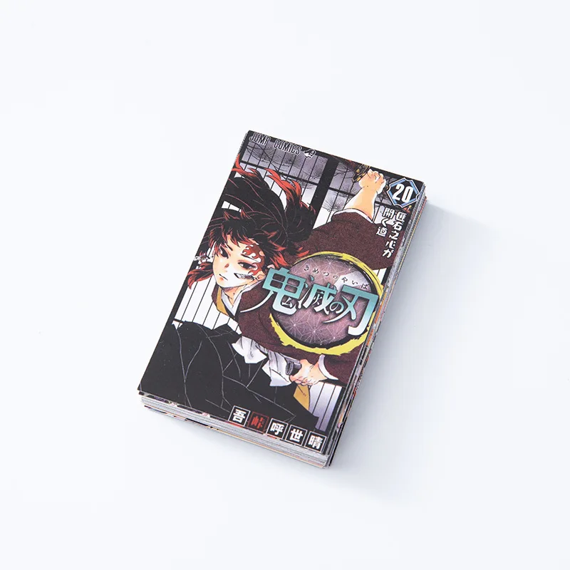 

32PCS Demon Slayer Kamado Nezuko Action Figure Postcard bookmark card Model Collection Gift 7*11CM
