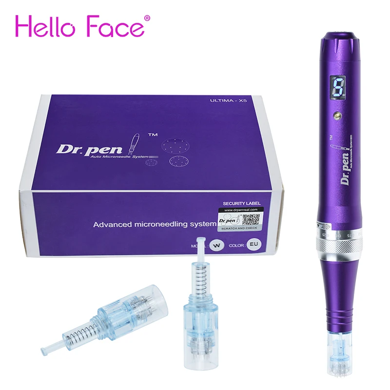 Originl Dr. pen Ultima X5 Wireless Professional Derma Pen Microneedling Pen Skin Care Kit Beauty Device
