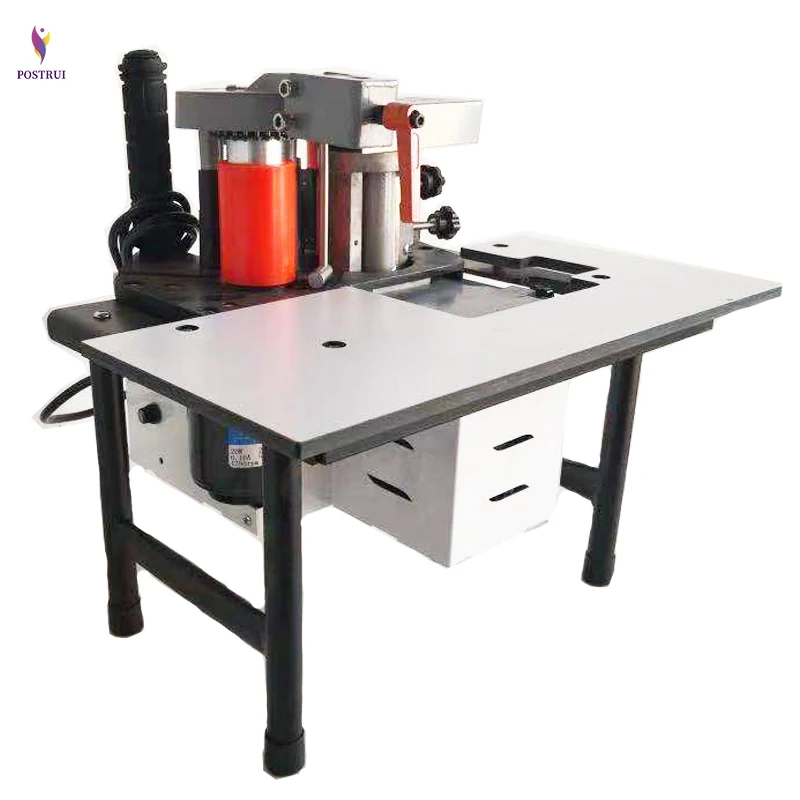 Маленький ручной Кромкооблицовочный станок двухсторонний склеивающий