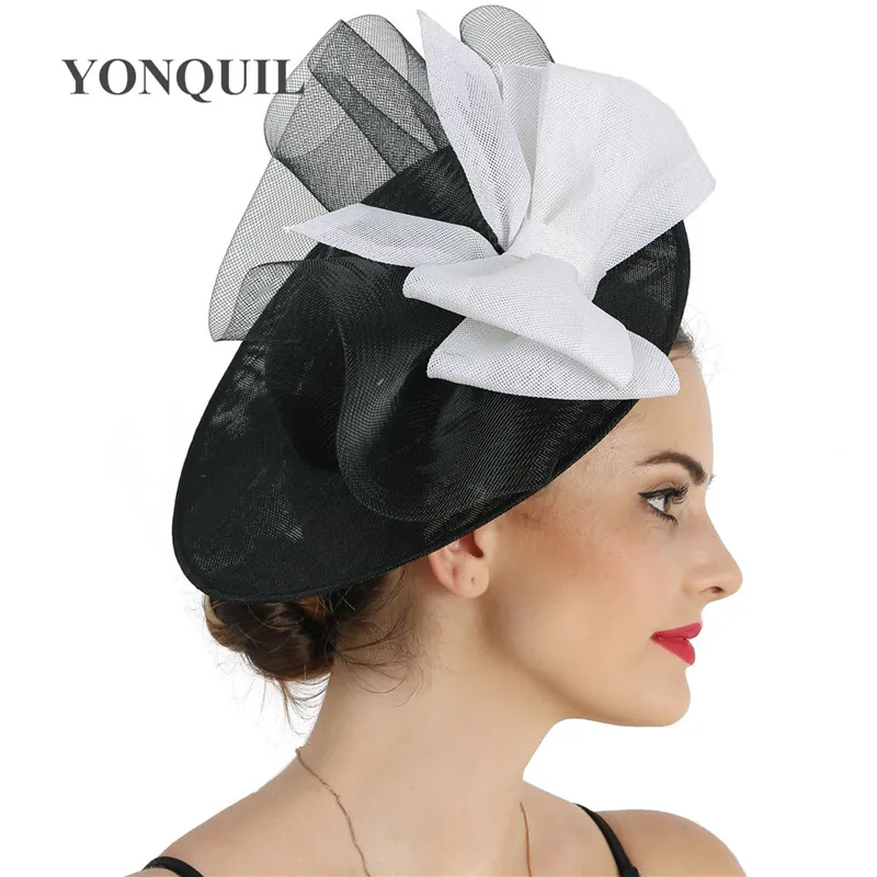 Дамская Вуалетка для волос шляпка дерби с сеткой шляпка-фаллоимитатор перьями