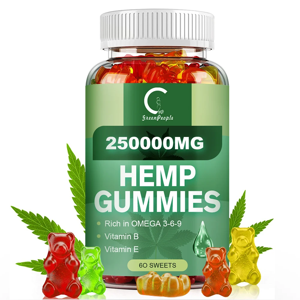 

GPGP Greenpeople Nature Essence Gummies Fudge A-nxiety Stress Relief Help Sleep Gummies Leisure snacks Fruit and Vegetable Fiber