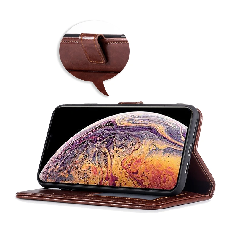 Чехол-книжка из искусственной кожи для Lenovo ZUK Z2 Pro держатель карт силиконовый