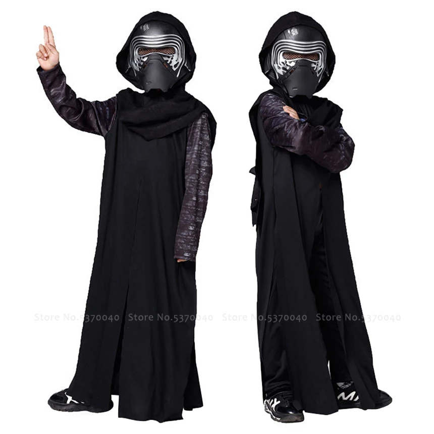 Детский карнавальный костюм на Хэллоуин комбинезон пальто накидки в стиле Дарта