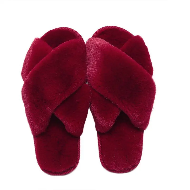 

Slippers at home cross toe wear slippers women's flat bottom 2021 NEW