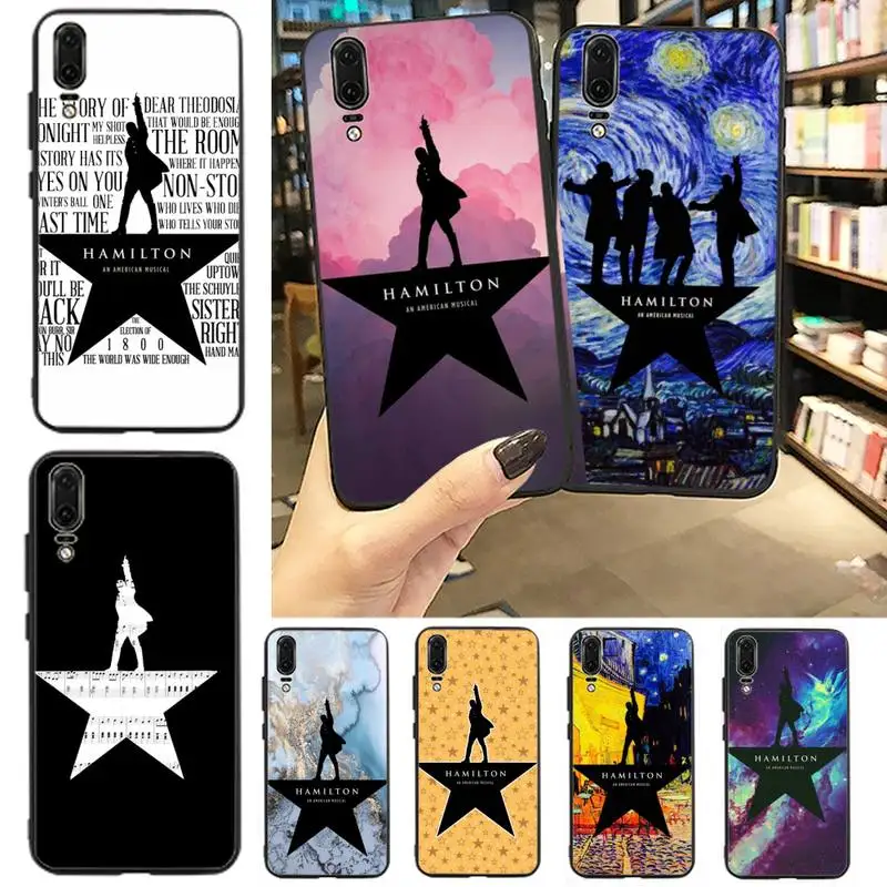 Чехол для телефона Hamilton Musical Lyrics моды для Huawei P20 P30 P40 lite Pro P Smart 2019 Mate 10 20 Lite Nova 5t.