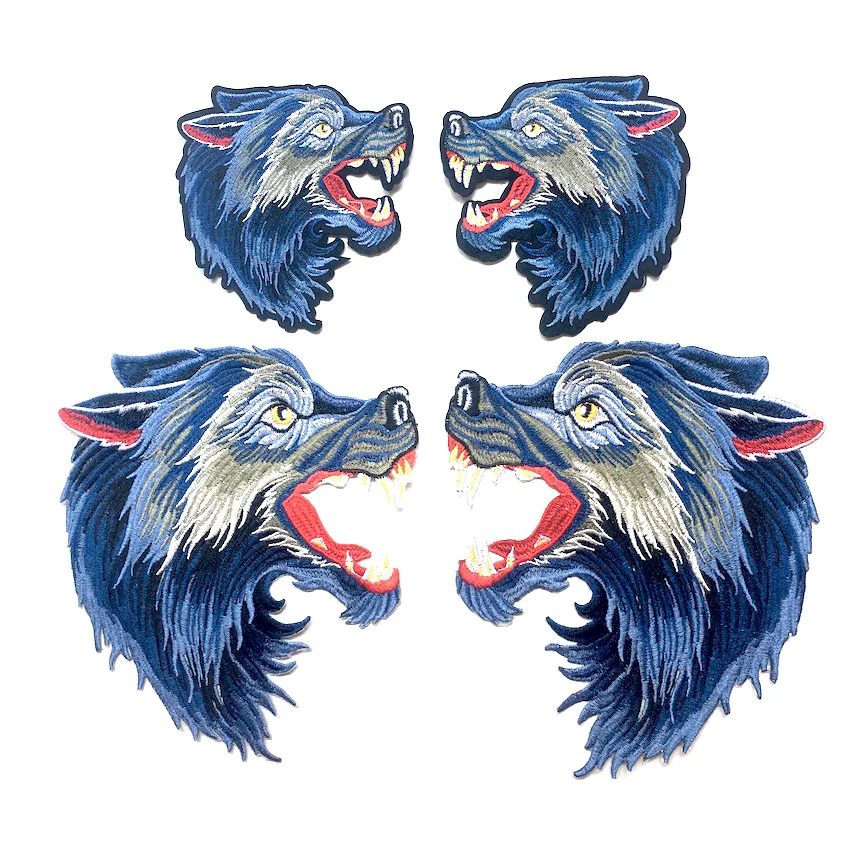 1 пара носков с изображением замечательного волка железа на патчи/животных