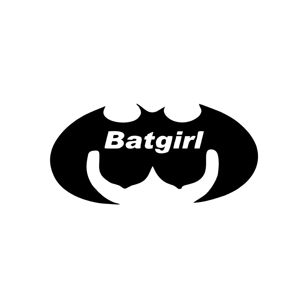 MIGNATIS-забавная наклейка Бэтмена в форме роспись художественная для автомобиля