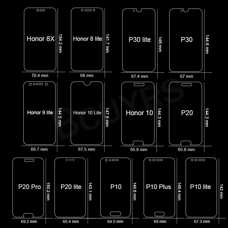 3-1 шт./лот, полностью закаленное стекло для huawei P20 Lite, Защитное стекло для экрана huawei P20 P20 Pro P30 Honor 8 9 10 Lite Honor 8X