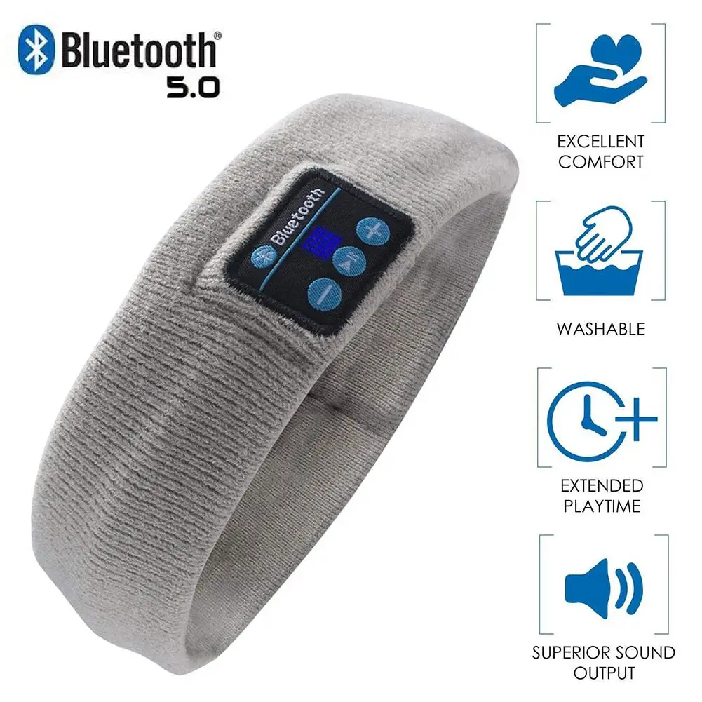 Беспроводные Bluetooth 5 0 стерео наушники для бега гарнитура сна Спортивная