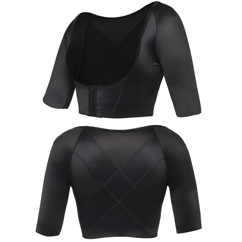 

Women's Shapewear Tops Wear Your Own Bra Short Sleeve Crop Top Arm Posture Corrector Crop Top Arm Shapers Short Sleeve Humpback