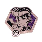 JJBA Golden Josuke заколка для лацканов действительно сексуальный истребитель с губчатыми волосами Японские Аниме Поклонники идеальная коллекция