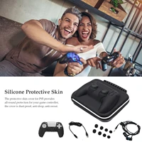 5 in 1 gamepad protective accessories supplies for ps5 controller ps5 gamepad storage bag set silicone protective cover hot new