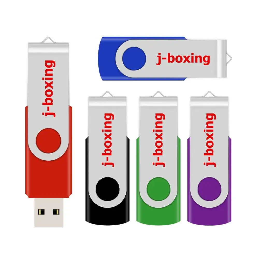 Флеш-накопитель J-boxing 64 ГБ металлический вращающийся 128 для ПК Mac планшетов 5