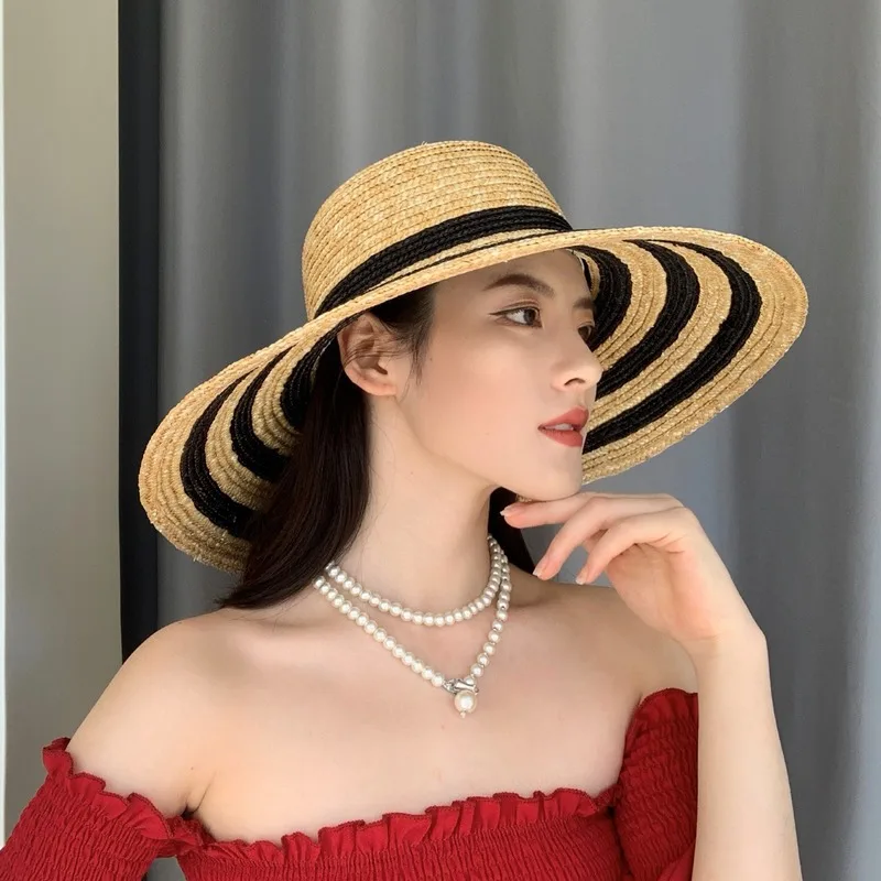 Французская Ретро экспорт оригинальный счет-фактура полосатая пшеничная