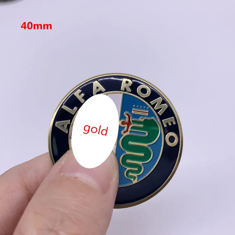 Значок на руль ALFA ROMEO 2 шт. 40 мм 4 см логотип аксессуары для автостайлинга Mito Giulietta GT