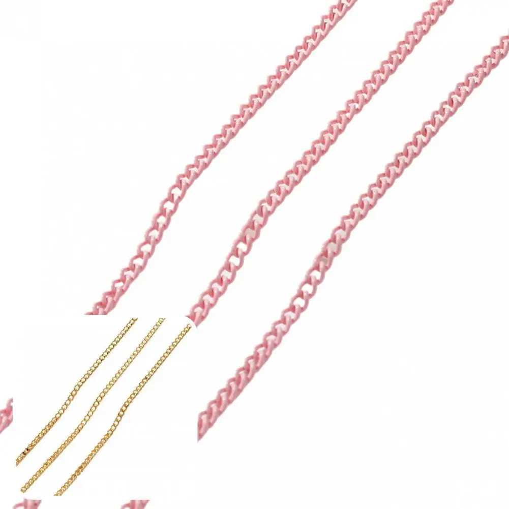 

Цепочки для ногтей 3 шт./компл., украшение, стильная модная 3D цепочка для ногтей, декоративный инструмент, цепочки для ногтей с блестками