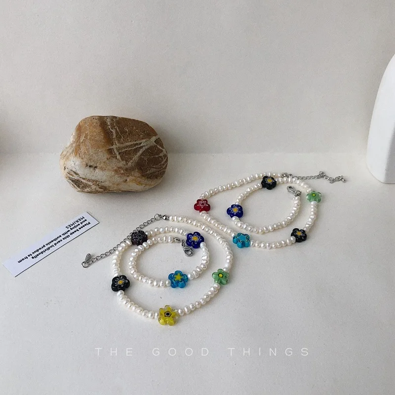 Женское Ожерелье-чокер AOMU ожерелье из ракушек и бусин в богемном стиле с